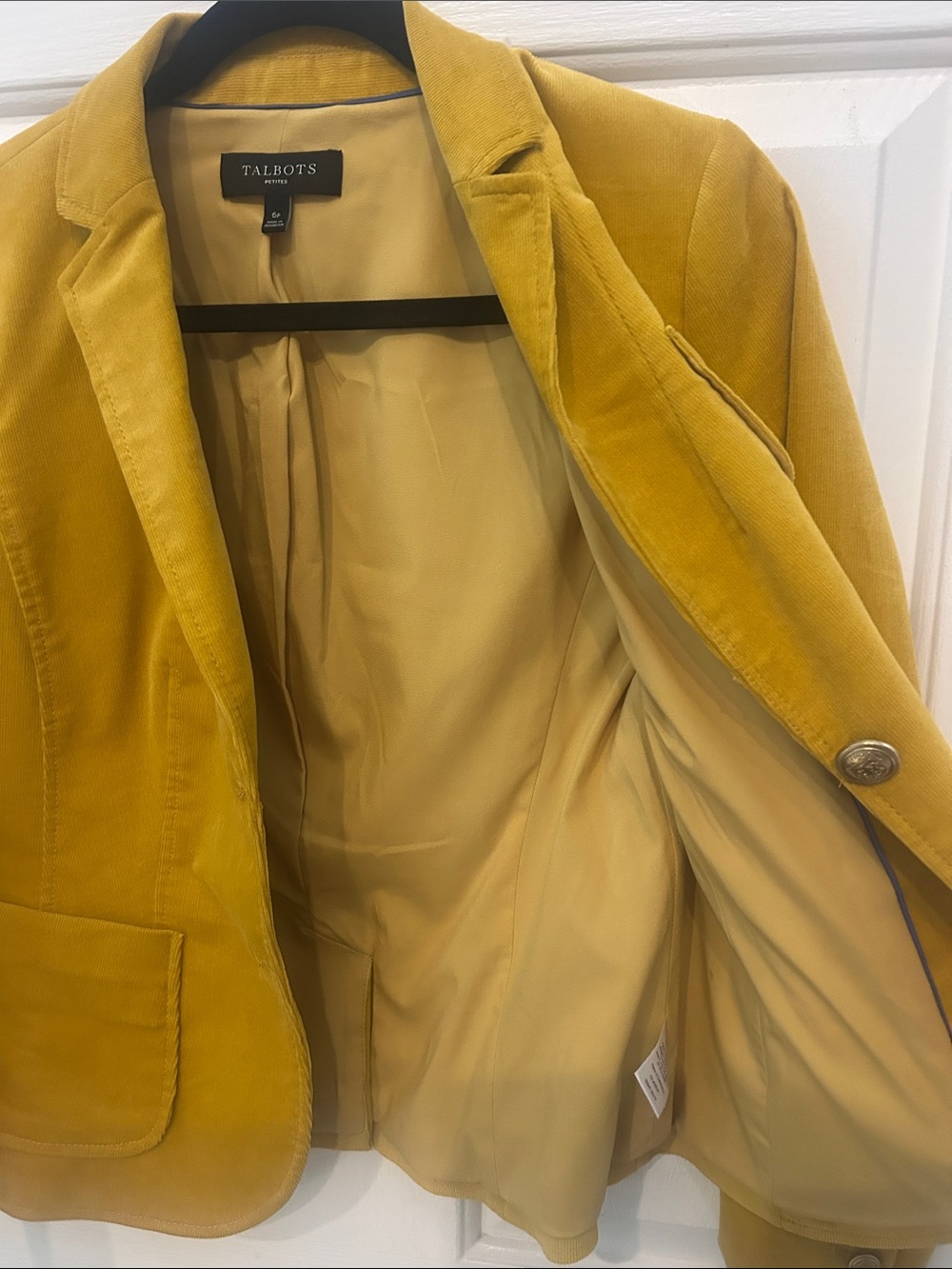 Talbots petites micro-corduroy blazer EUC - Picture 8 of 11